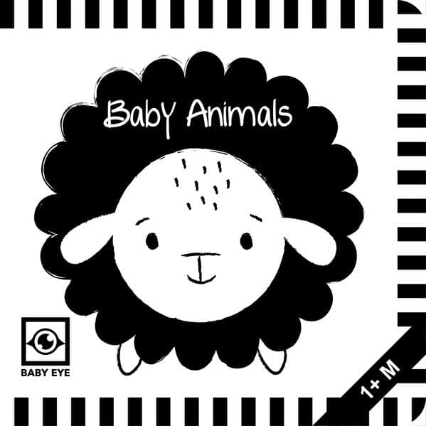 Baby Animals: Kontrastbuch für Babys mit Öffnungen · kontrastreiche Bilder angepasst an Babyaugen · Schwarz Weiß Buch für Neugeborene · Mein erstes Bilderbuch · Montessori Buch