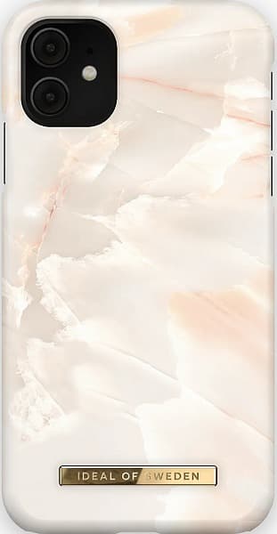 IDEAL OF SWEDEN iPhone 11/XR Fashion Case, Rose Pearl Marble
