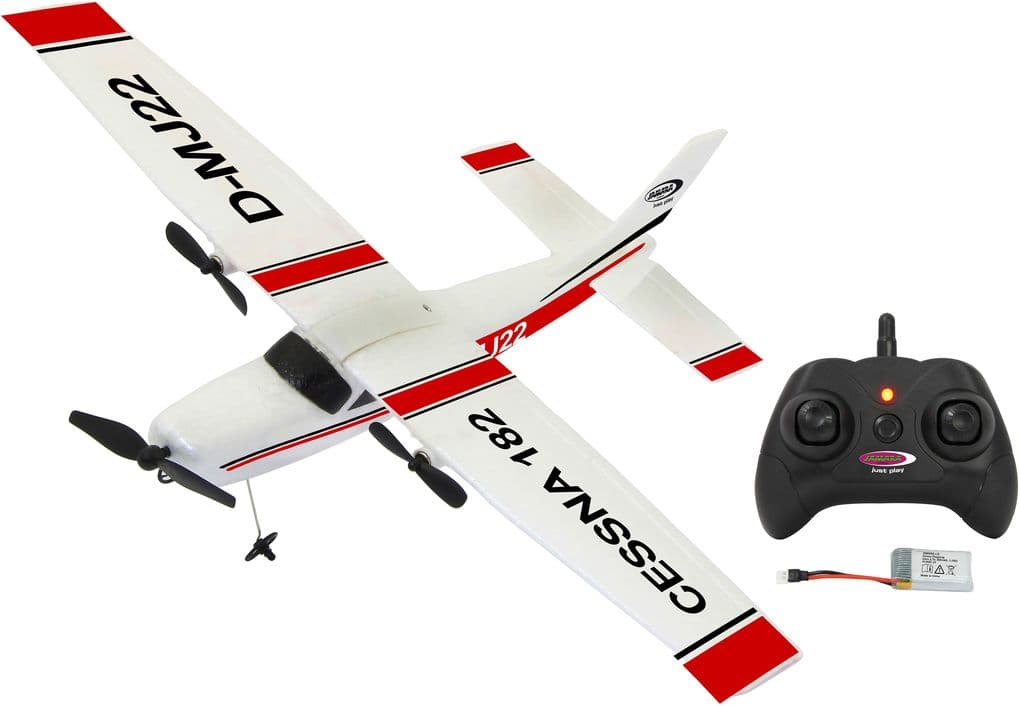 Jamara - Cessna 182 Flugzeug 2,4GHz Gyro 2CH