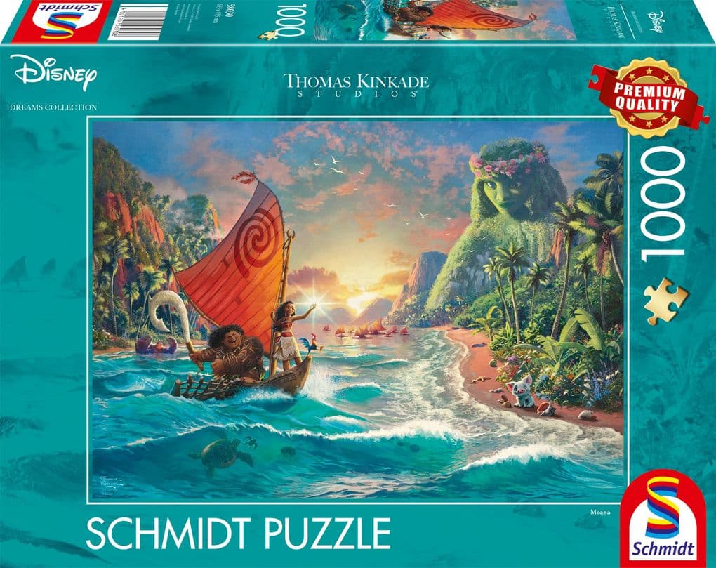 Schmidt Spiele - Thomas Kinkade - Disney, Vaiana, Moana, 1000 Teile