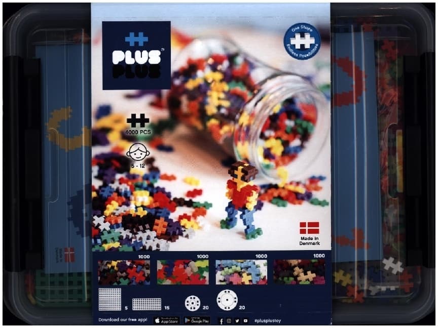Plus-Plus - 4000 Kreativ Bausteine gemischt