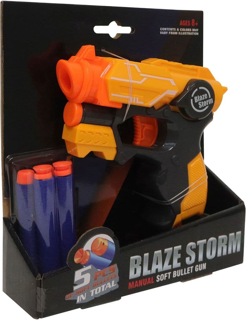 Schaumstoff Blaster inklusive 5 Darts