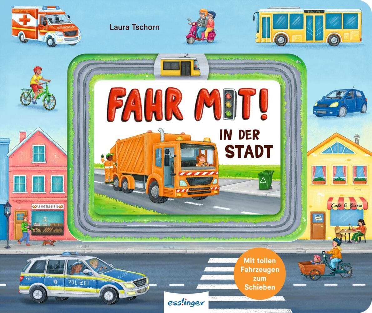 Meine Schiebebahn-Pappe: Fahr mit in der Stadt