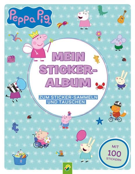 Peppa Pig Mein Stickeralbum mit 100 Peppa Wutz Stickern