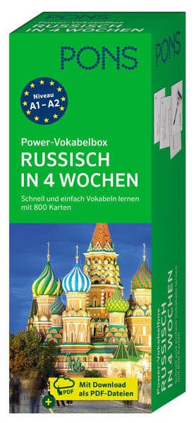 PONS Power-Vokabelbox Russisch in 4 Wochen