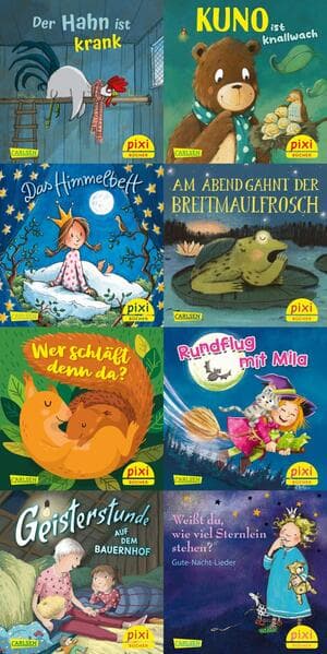 Pixi-Box 292: Schlaf schön mit Pixi (8x8 Exemplare)
