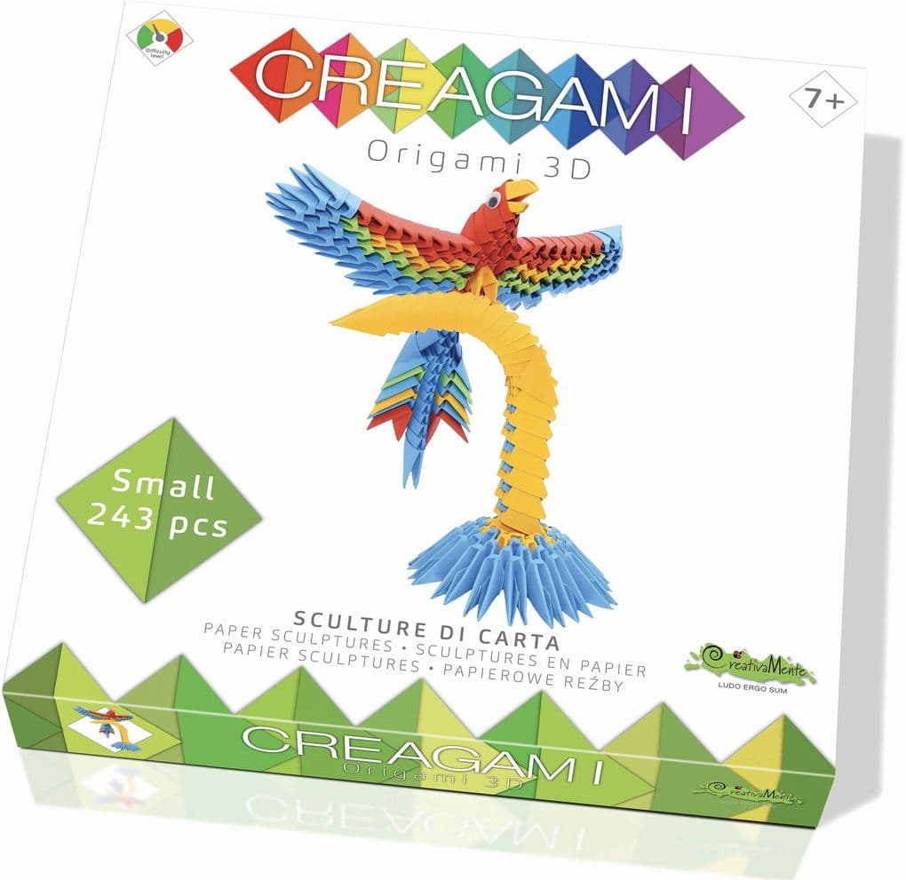 CREAGAMI - Origami 3D Papagei 243 Teile