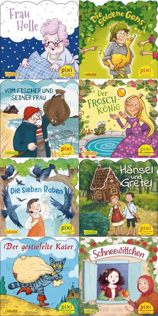 Pixi-8er-Set 293: Pixis liebste Märchen (8x1 Exemplar)