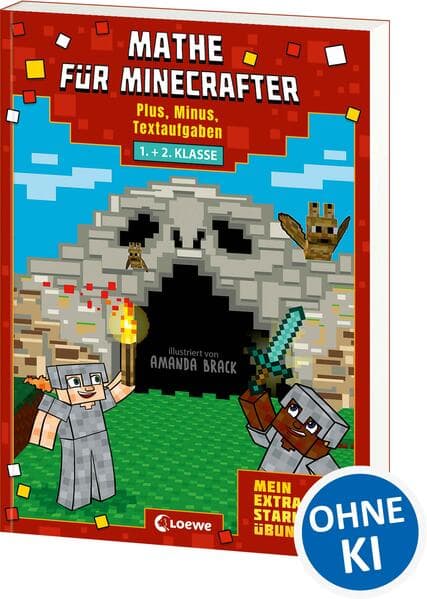 Mathe für Minecrafter - Mein extrastarkes Übungsbuch