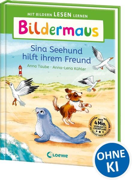 Bildermaus - Sina Seehund hilft ihrem Freund