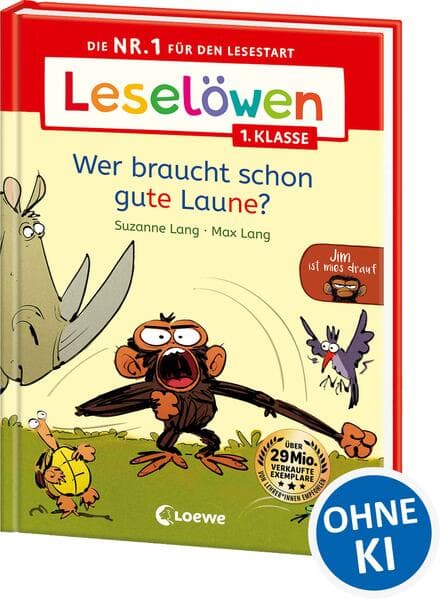 Leselöwen 1. Klasse - Jim ist mies drauf - Wer braucht schon gute Laune?