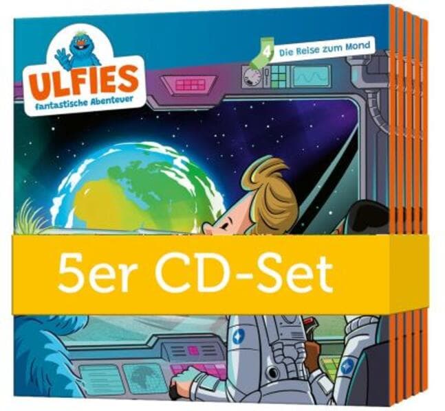 Die Reise zum Mond (5er-Set),Audio-CD