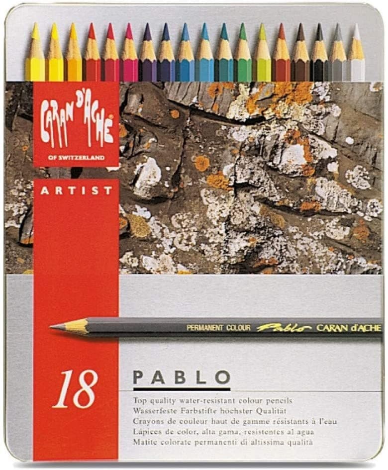 Caran d'Ache Buntstifte Artist PABLO 18er Set