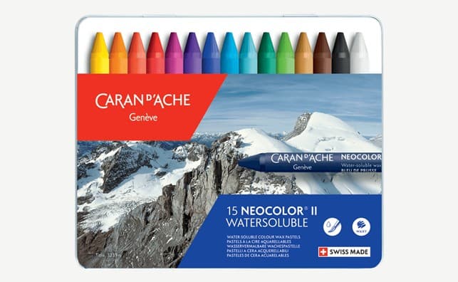Caran d'Ache Wachsmalstifte NEOCOLOR II 15er Set