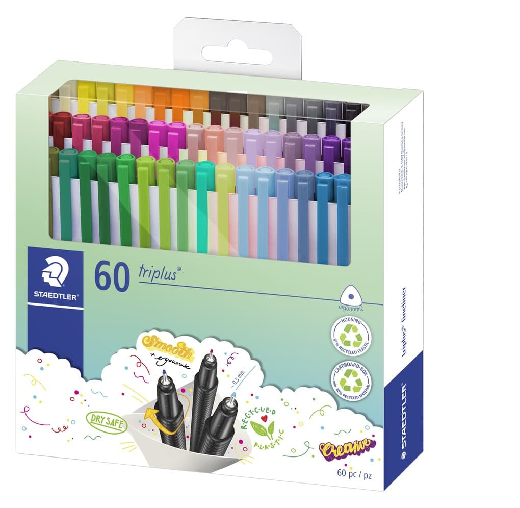 STAEDTLER Fineliner triplus 60er Set