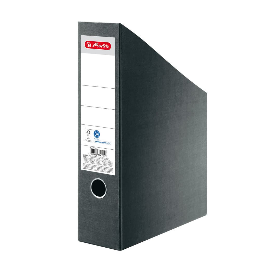 Herlitz Stehsammler A4-C4 Hartpappe 7,5 cm grau