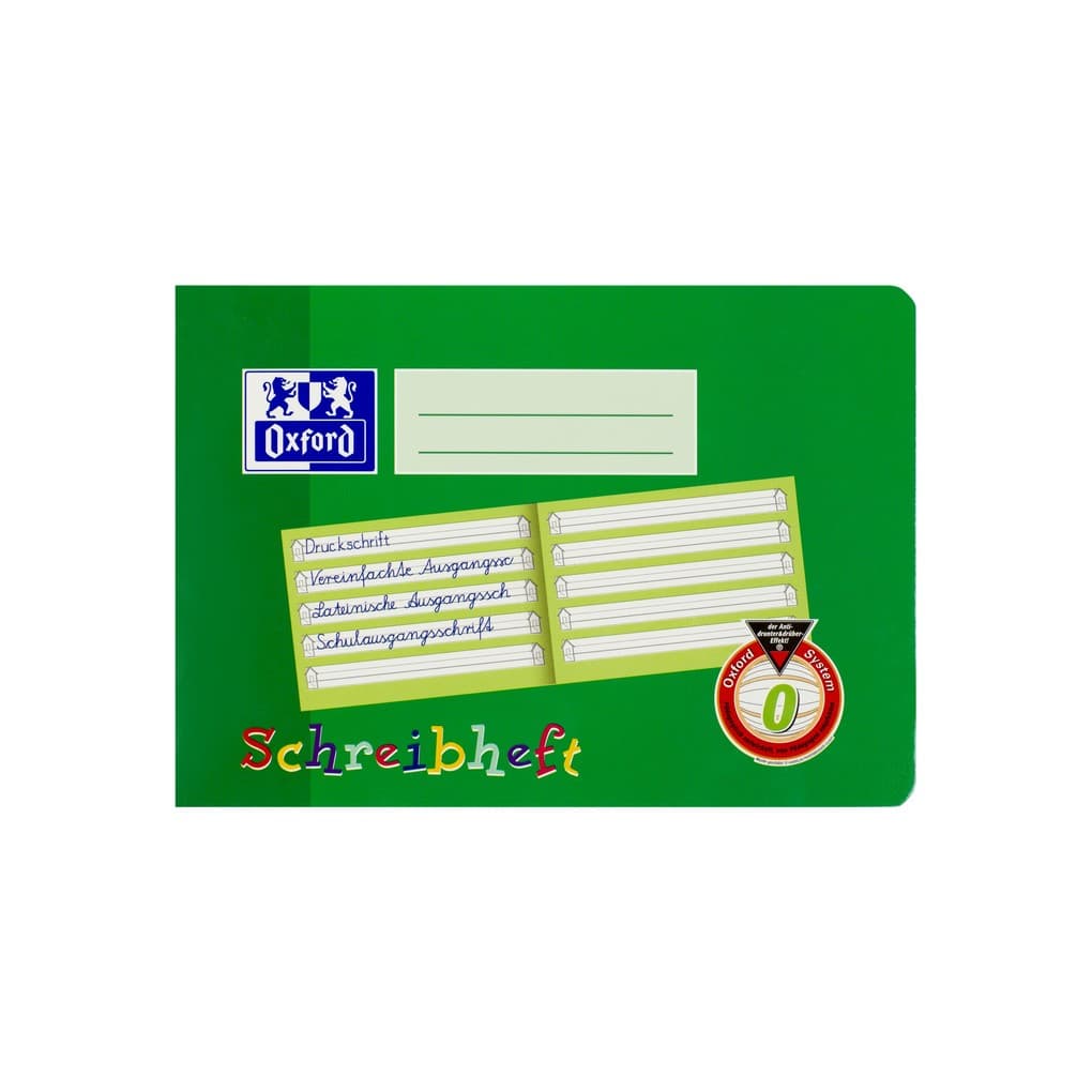 OXFORD Schreibheft A5 quer 16 Blatt Lineatur 0,90 g/m²