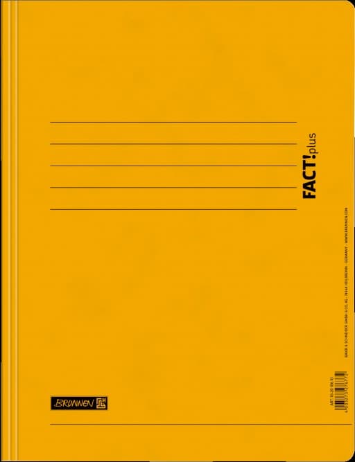 Brunnen Schnellhefter FACT!plus gelb