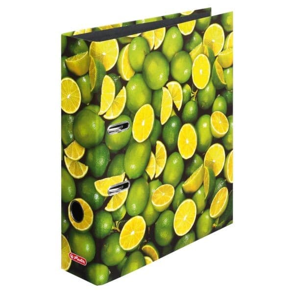 Herlitz Ordner maX.file A4 8cm, Lemon