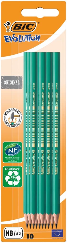 BIC Bleistifte EVOLUTION Original HB 10er Set