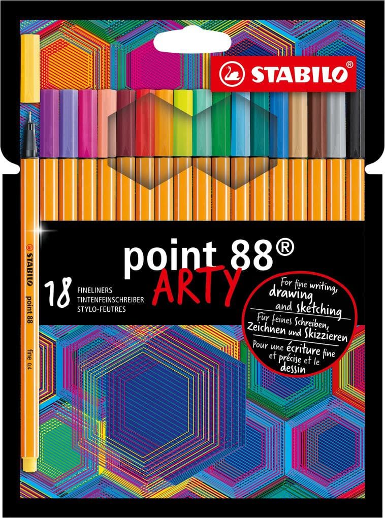 STABILO Fineliner point 88 ARTY 18er Set