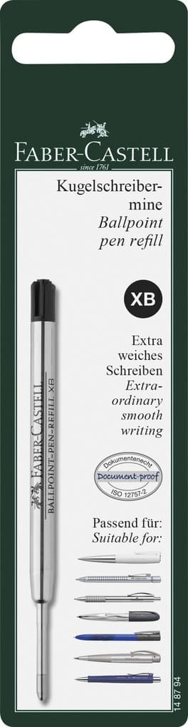 Faber-Castell Kugelschreibermine XB schwarz