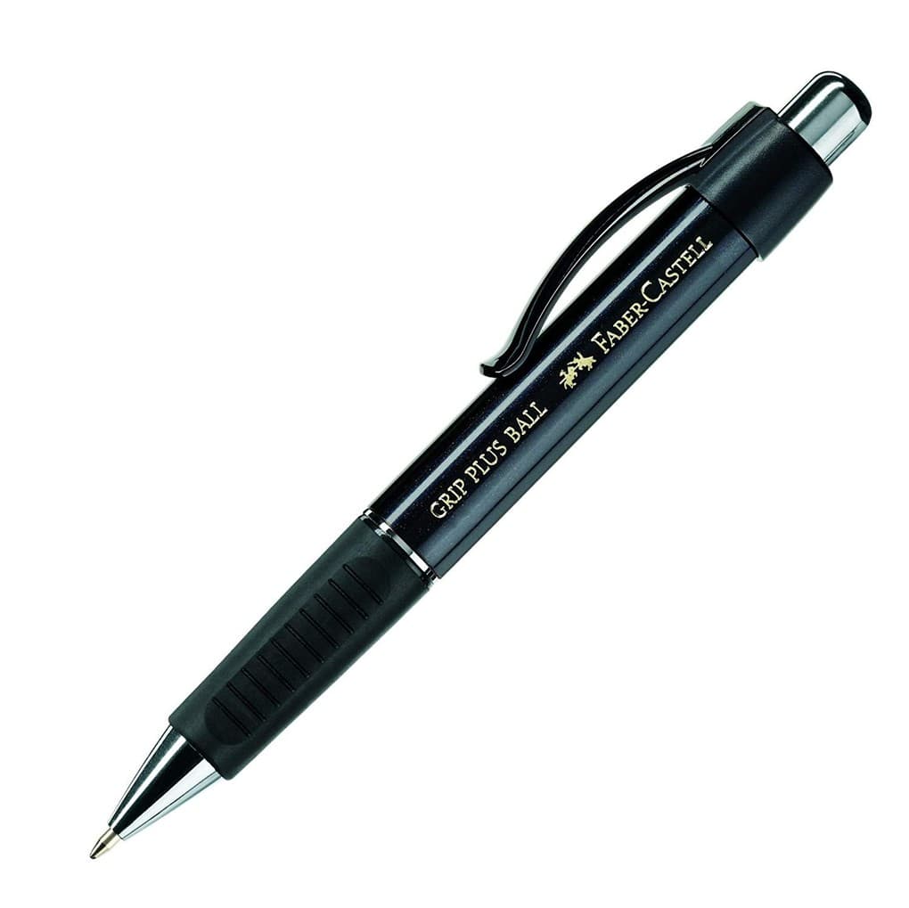 Faber-Castell Kugelschreiber GRIP Plus, M, schwarz