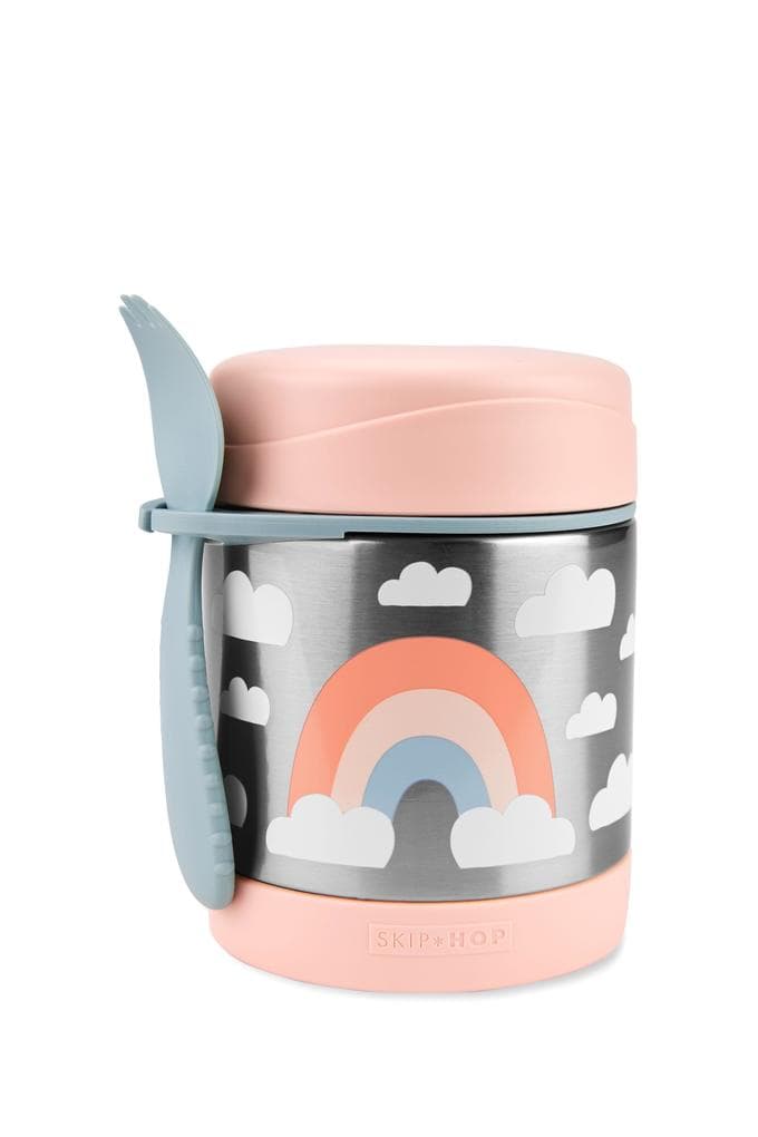 Skip Hop - Spark Style Edelstahl Warmhaltebox Regenbogen