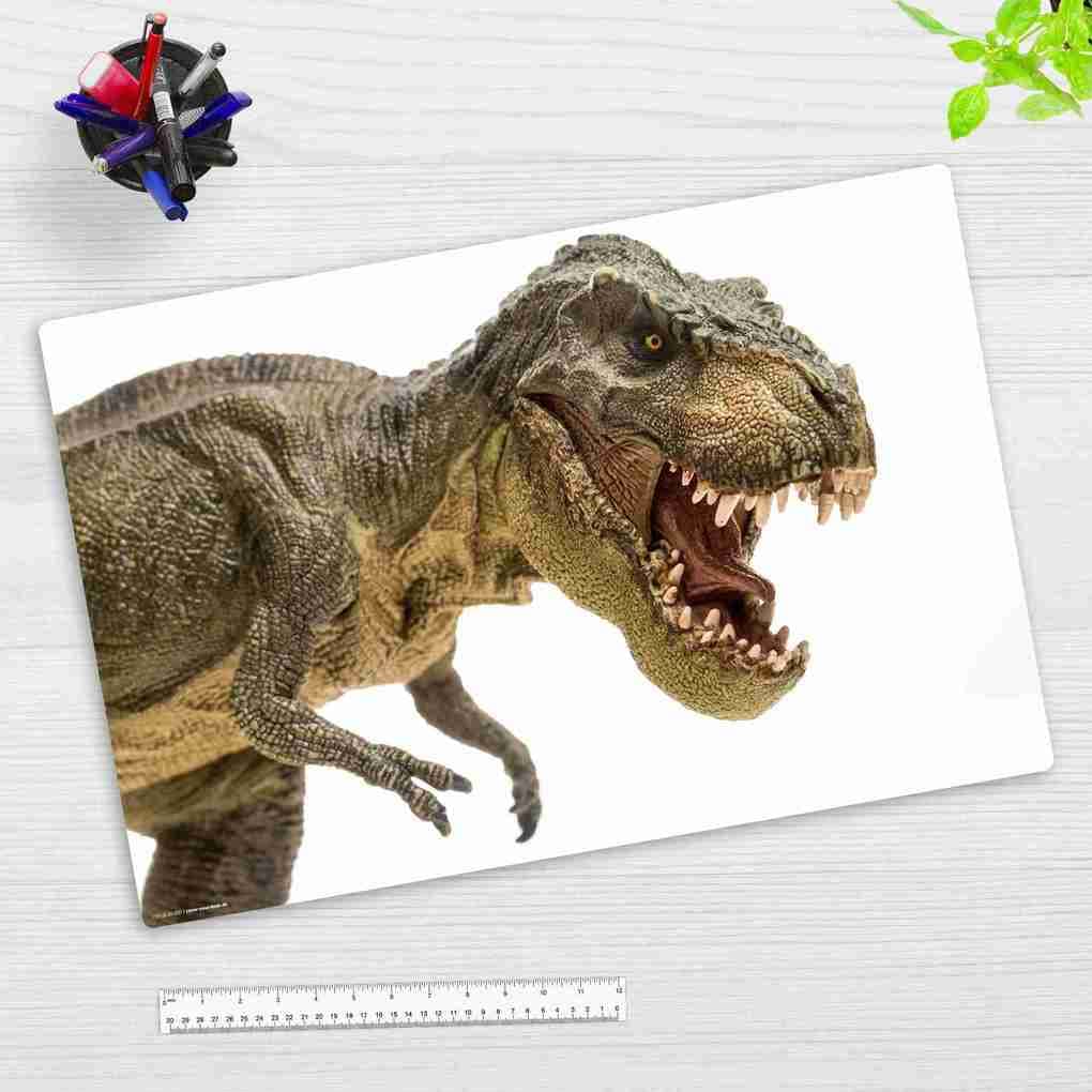Cover-your-desk Schreibtischunterlage für Kinder und Erwachsene Dinosaurier Tyrannosaurus Rex, aus hochwertigem Vinyl , 60 x 40 cm