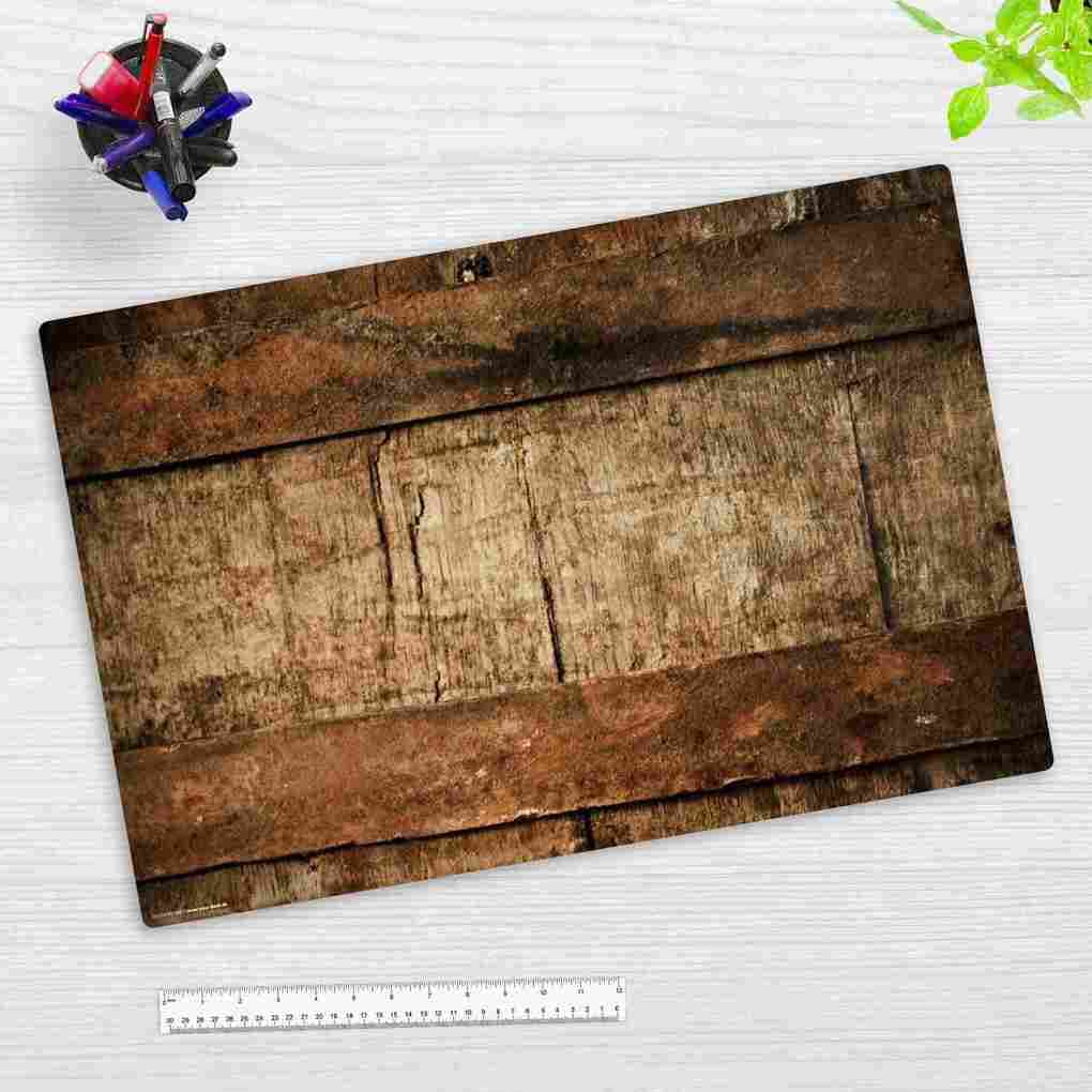 Cover-your-desk Schreibtischunterlage Vinyl Rustikales Holz, 60 x 40 cm