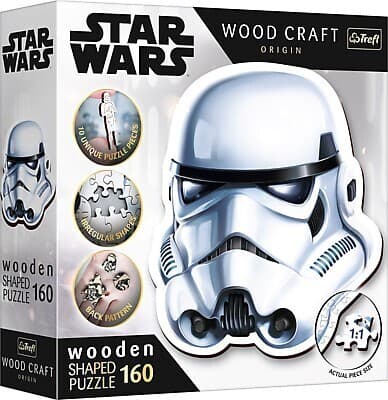 Holz Puzzle 160 Star Wars - Stormtrooper Helm