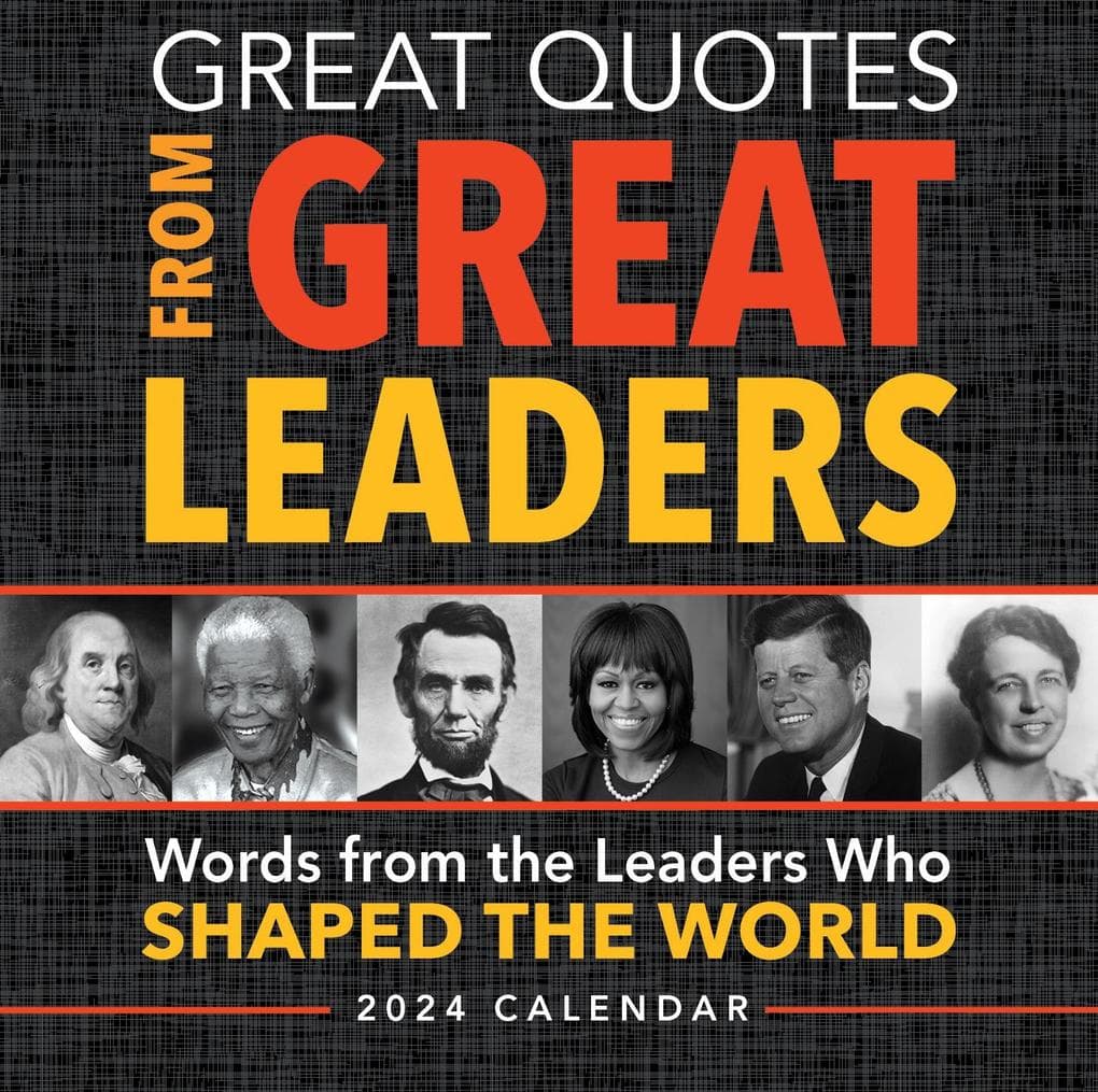 2024 Great Quotes From Great Leaders Boxed Calendar