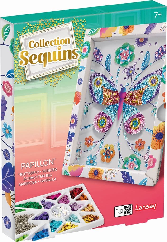 Lansay - Paillettenkunst Schmetterling