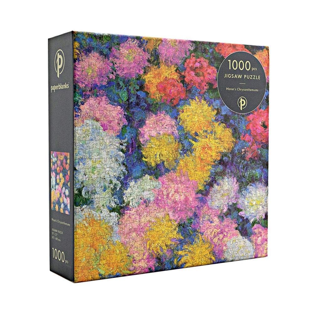 Monet's Chrysanthemums 1000 Piece Jigsaw Puzzle by Paperblanks (Monet's Chrysanthemums)