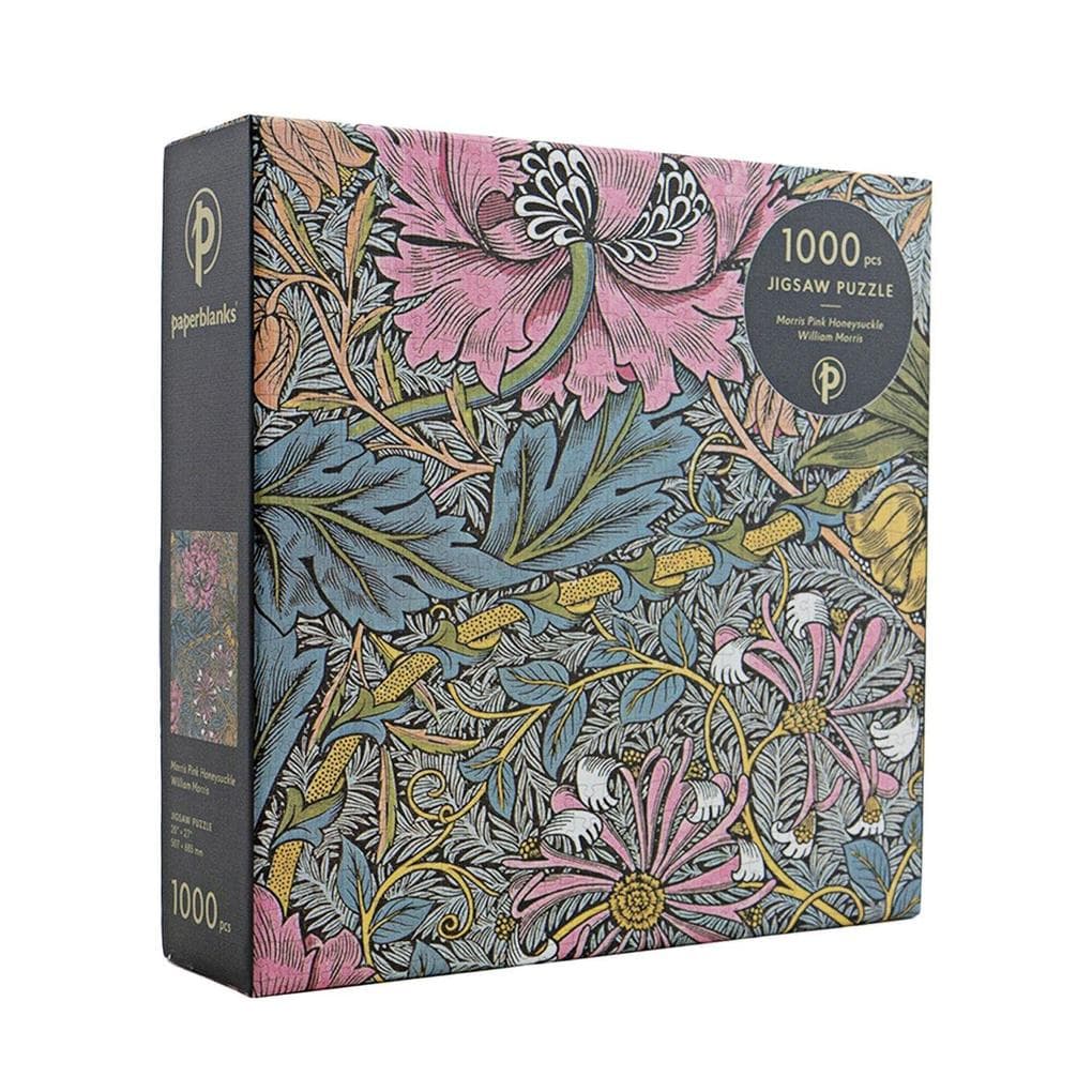 Morris Pink Honeysuckle 1000 Piece Jigsaw Puzzle by Paperblanks (William Morris)
