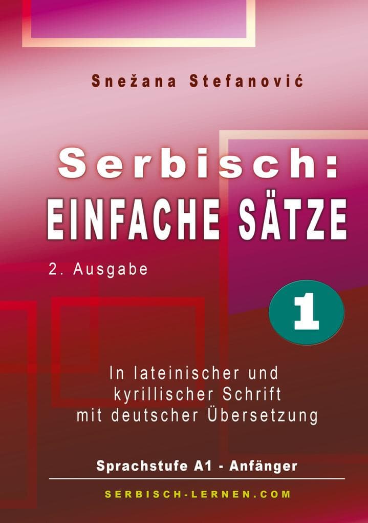 Serbisch: Einfache Sätze 1