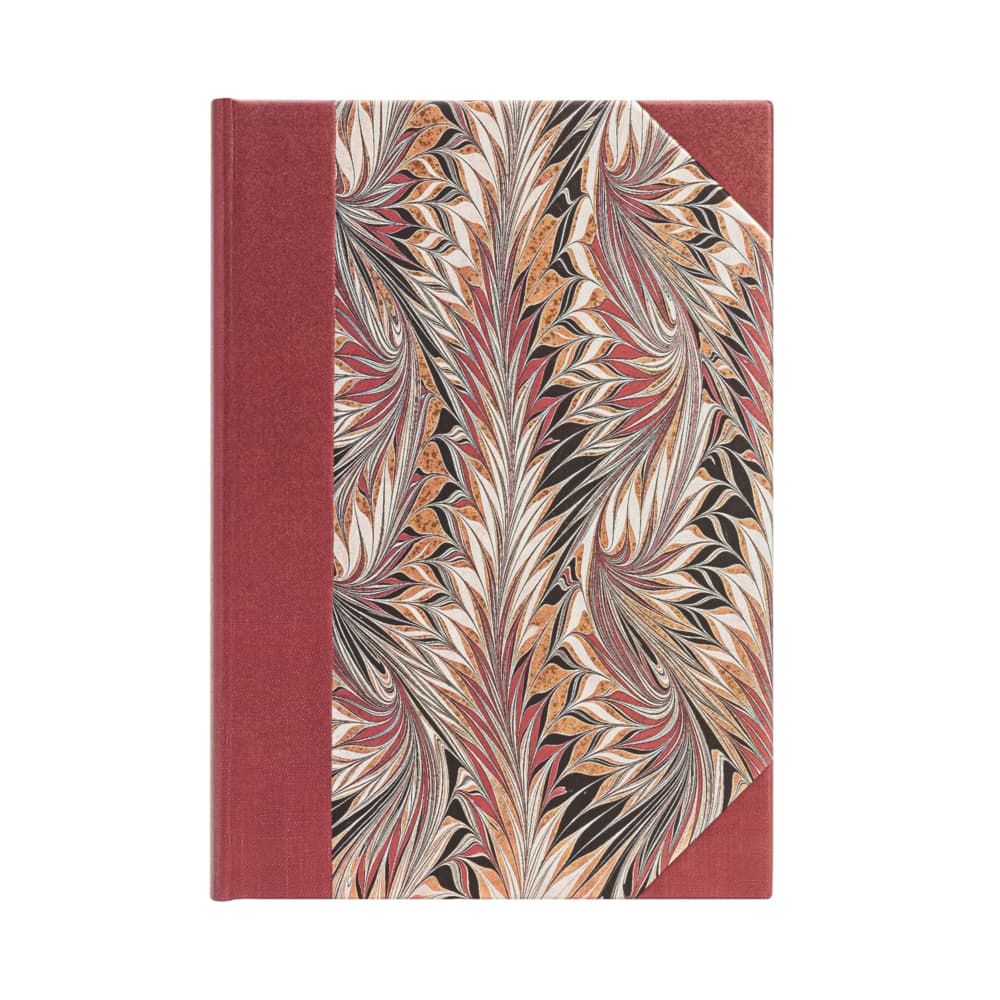 Rubedo MIDI Lined Hardcover Journal, 144pg, 120gsm by Paperblanks (Cockerell Marbled Paper)