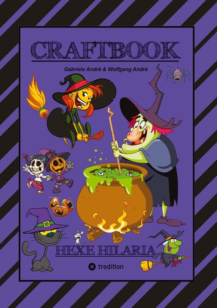 CRAFTBOOK - 100 TOLLE MOTIVE - KREATIV LERNEN - HEXENSPIEL JINX - EINFACH VERHEXT - ZEICHNEN - MALEN - BASTELN - SPASS