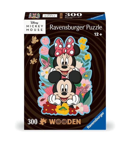 Wooden Puzzle 300 Teile - Disney Mickey & Minnie