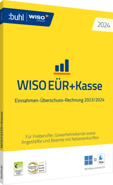 WISO EÜR+Kasse 2024,1 CD-ROM