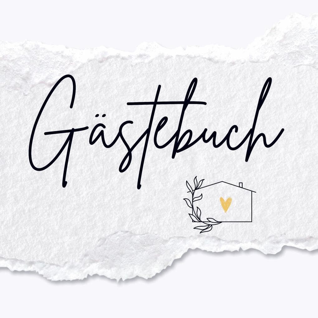 Gästebuch "Ferienwohnung"- Premium Gästebuch Blanko
