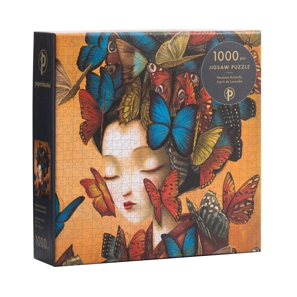 Madame Butterfly 1000 Piece Jigsaw Puzzle by Paperblanks (Esprit de Lacombe)