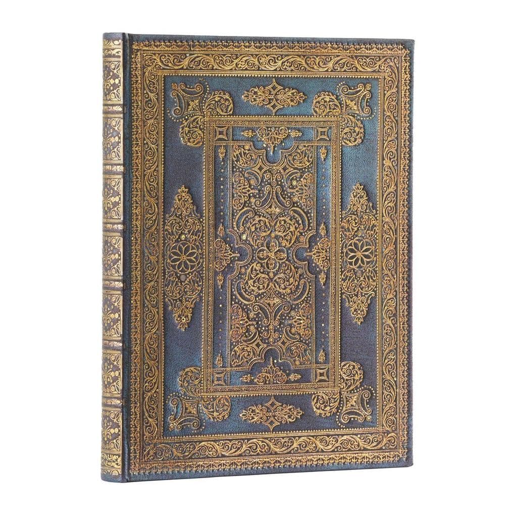 Blue Luxe Ultra Lined Hardcover Journal, 144pg, 120gsm by Paperblanks (Luxe Design)