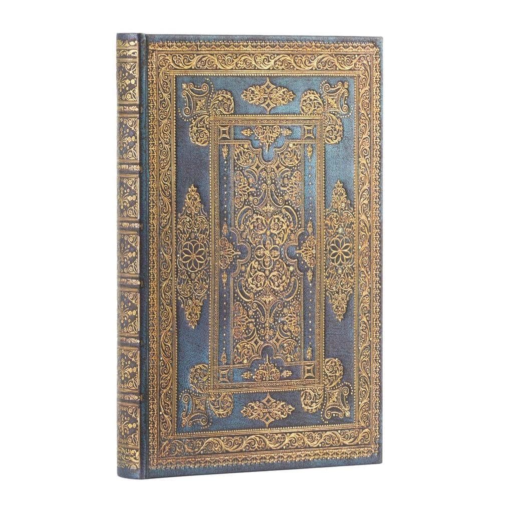 Blue Luxe Mini Lined Hardcover Journal, 176pg, 85gsm by Paperblanks (Luxe Design)