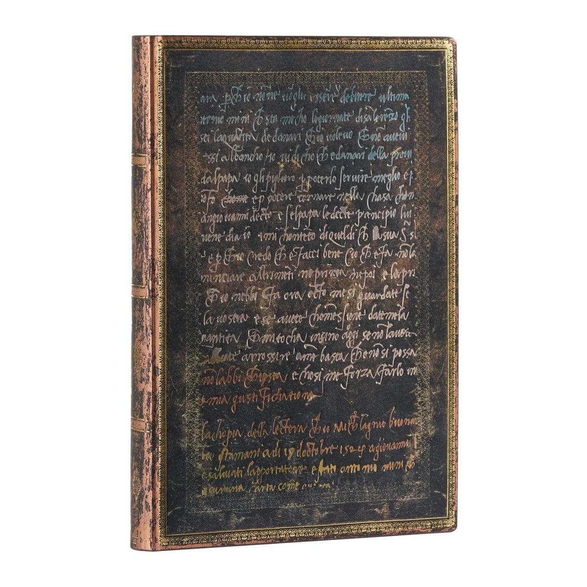 Michelangelo, Handwriting MIDI Lined Softcover Journal, 176pg, 100gsm by Paperblanks (Embellished Manuscripts Collection)