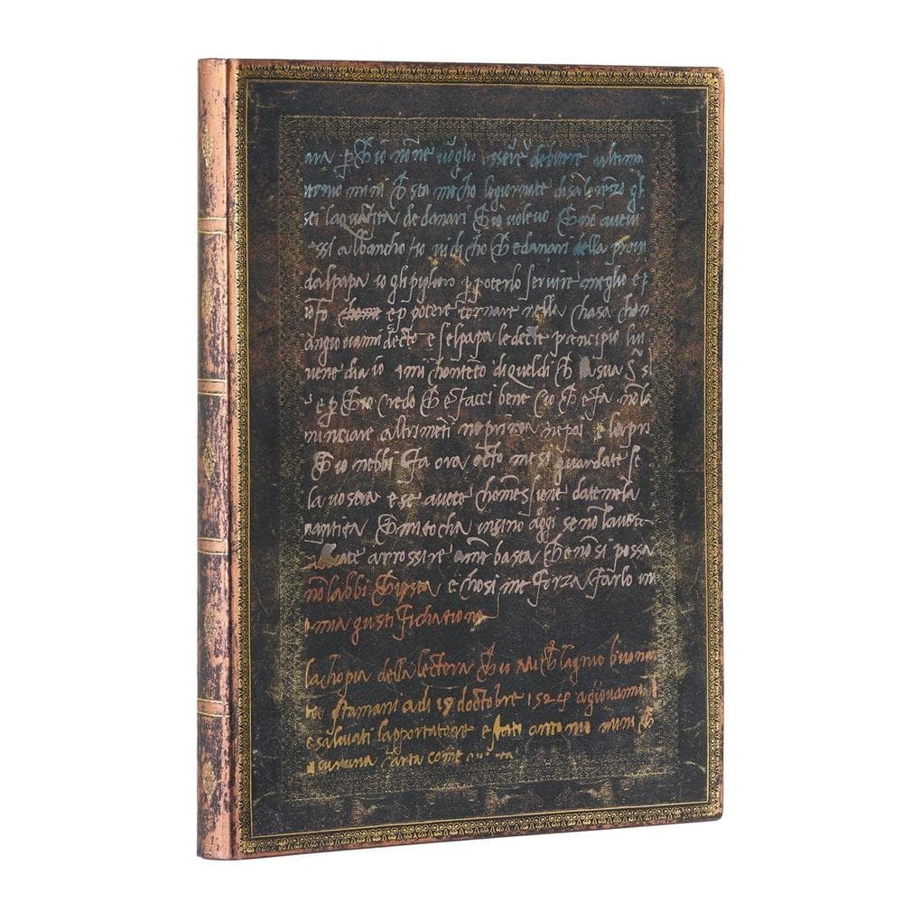 Michelangelo, Handwriting Ultra Lined Softcover Journal, 176pg, 100gsm by Paperblanks (Embellished Manuscripts Collection)
