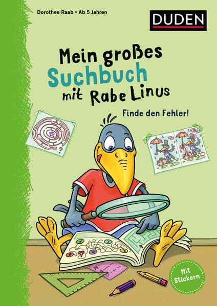 Mein großes Suchbuch mit Rabe Linus