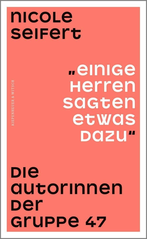 5. Nicole Seifert: "Einige Herren sagten etwas dazu"