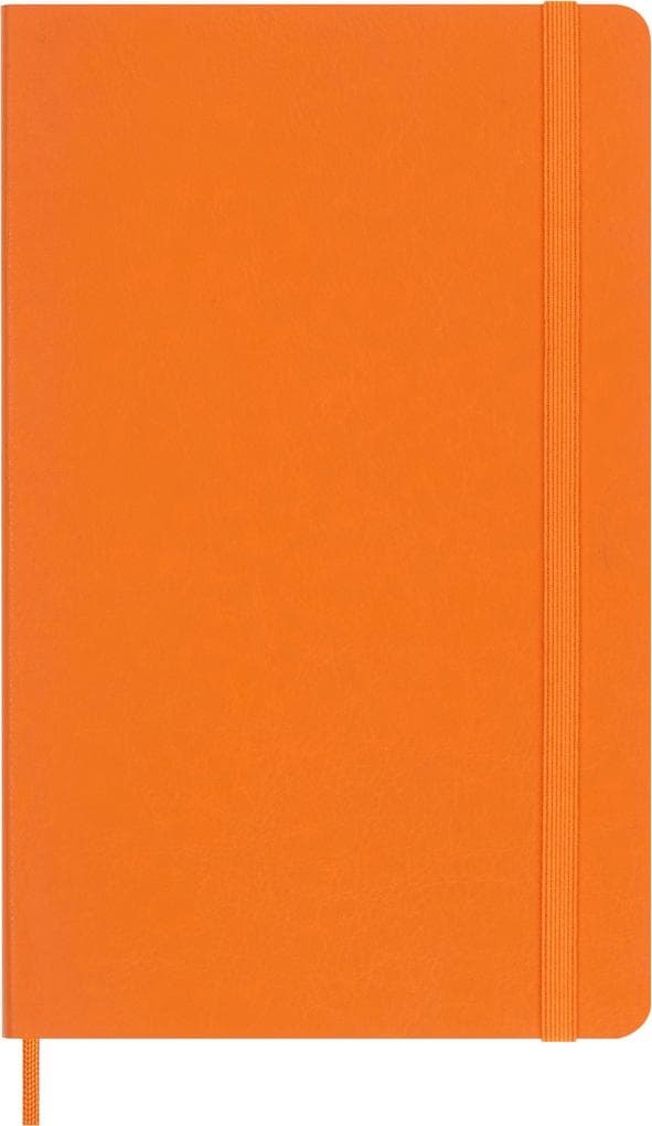 Moleskine Vegea Capri Notizbuch Large/A5 liniert weicher Einband orange in Box