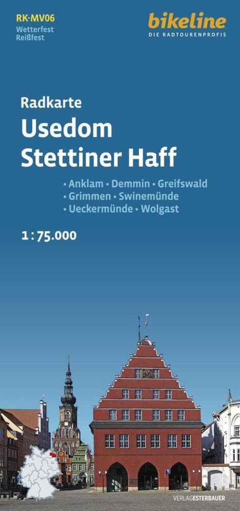 Radkarte Usedom, Stettiner Haff (RK-MV06)